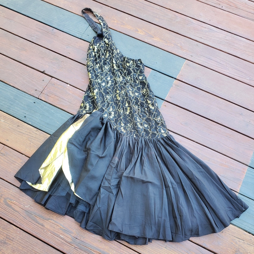 1980s Party Dress
